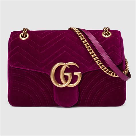 gucci gg velvet pouch|gucci velvet bag price.